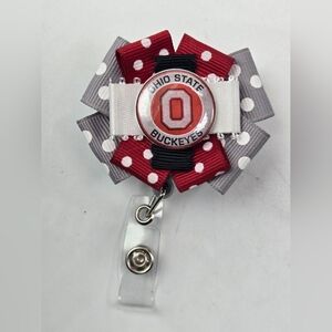 Ohio State University Badge Reel Buckeyes Alumni NCAA Souvenir Doctor ID Lanyard